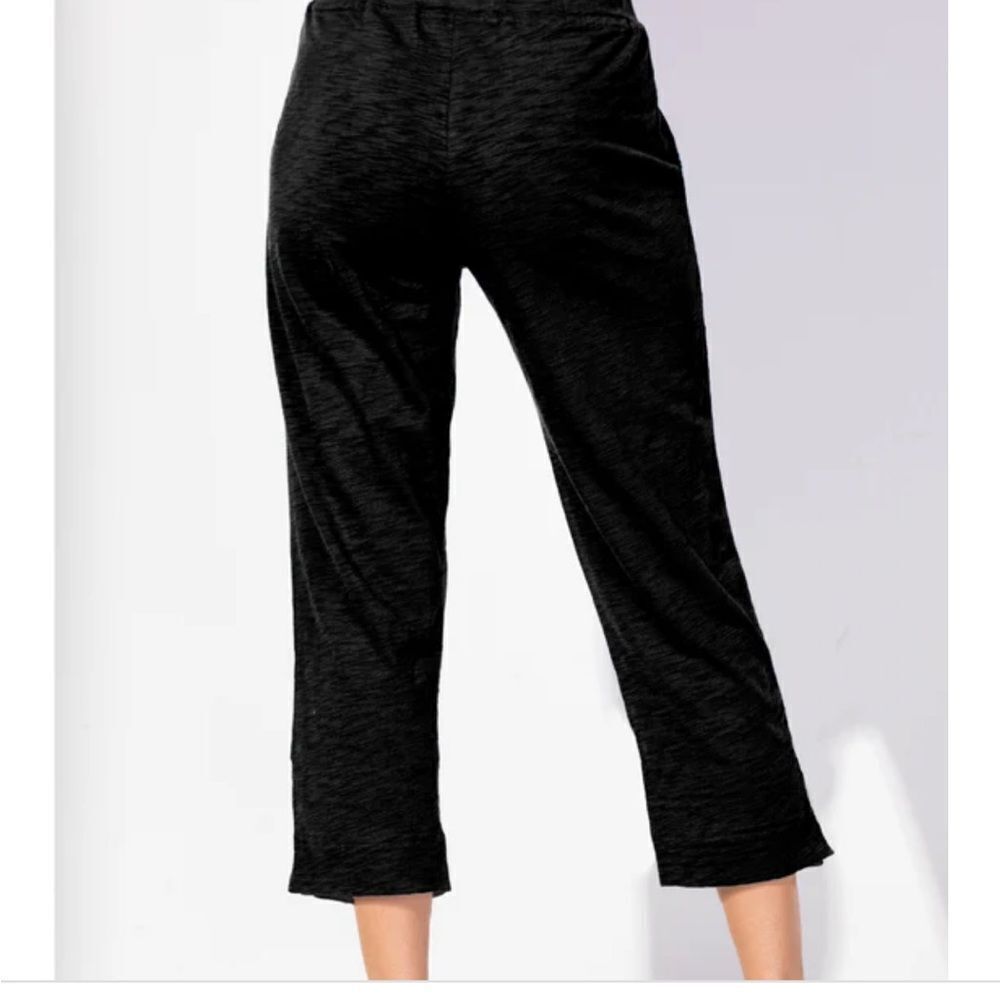 Escape Black Cropped Pants